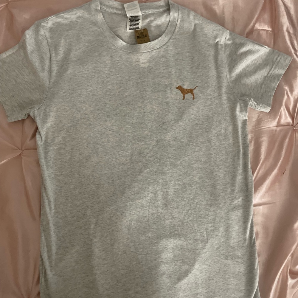 PINK Victoria's Secret Heather Gray Tee